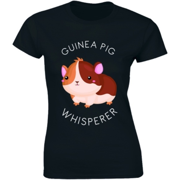 Half It Tops - Guinea Pig Whisperer - Pet Lover Animal T-shirt Half It Tops - Guinea Pig Whisperer - Pet Lover Animal T-shirt